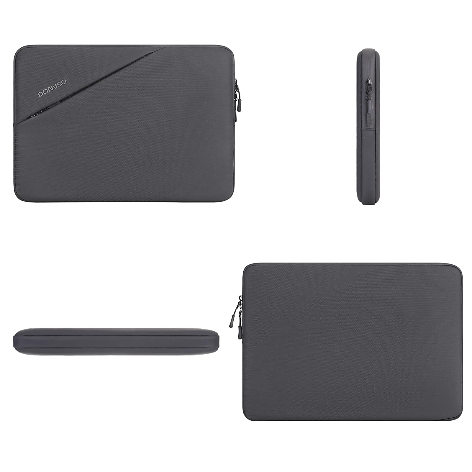 DOMISO housse 14 pouces ordinateur portable noir étanche