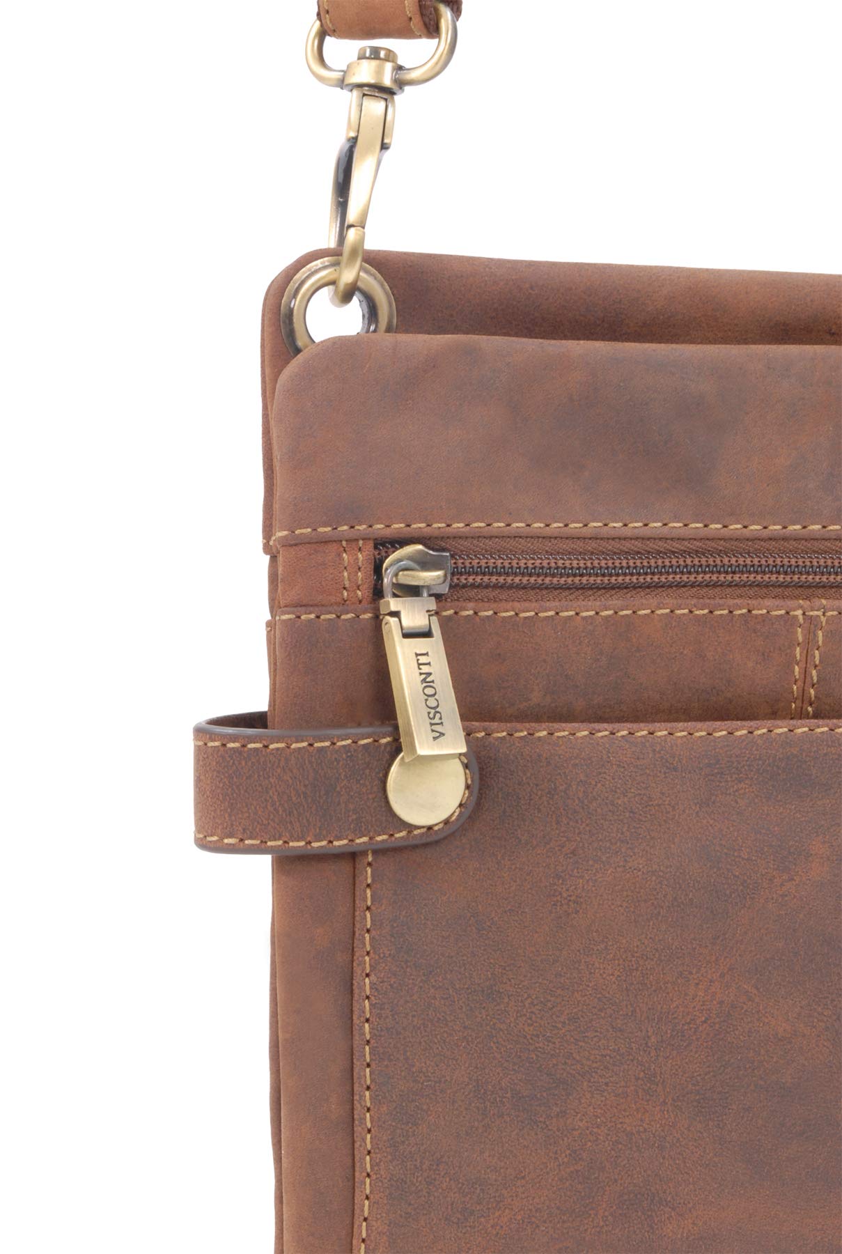 Visconti 18511 NEO sac bandoulière cuir tanne