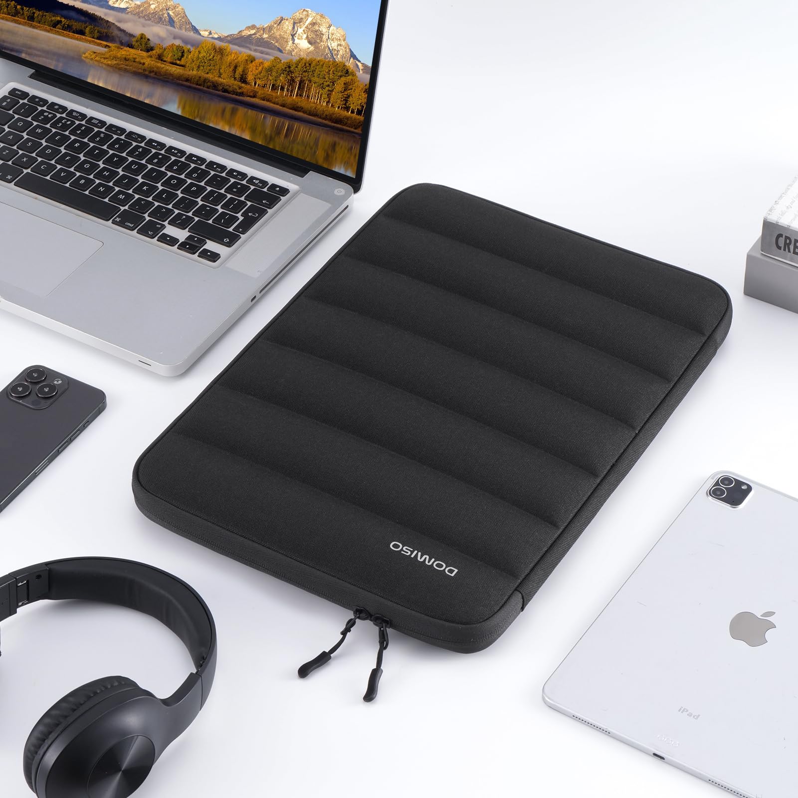 DOMISO 15,6 pouces housse PC portable noir étanche