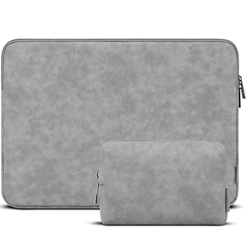 DOMISO 14 Pouces Housse Ordinateur Portable Gris Imperméable