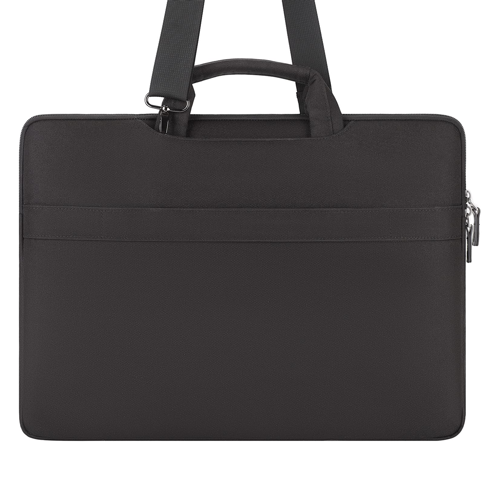 DOMISO housse 17 pouces bandoulière noire USB