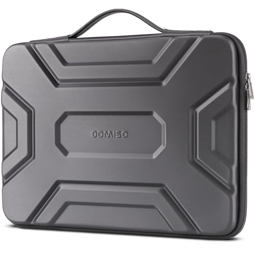 DOMISO EVA 15,6 pouces housse PC portable gris foncé rigide