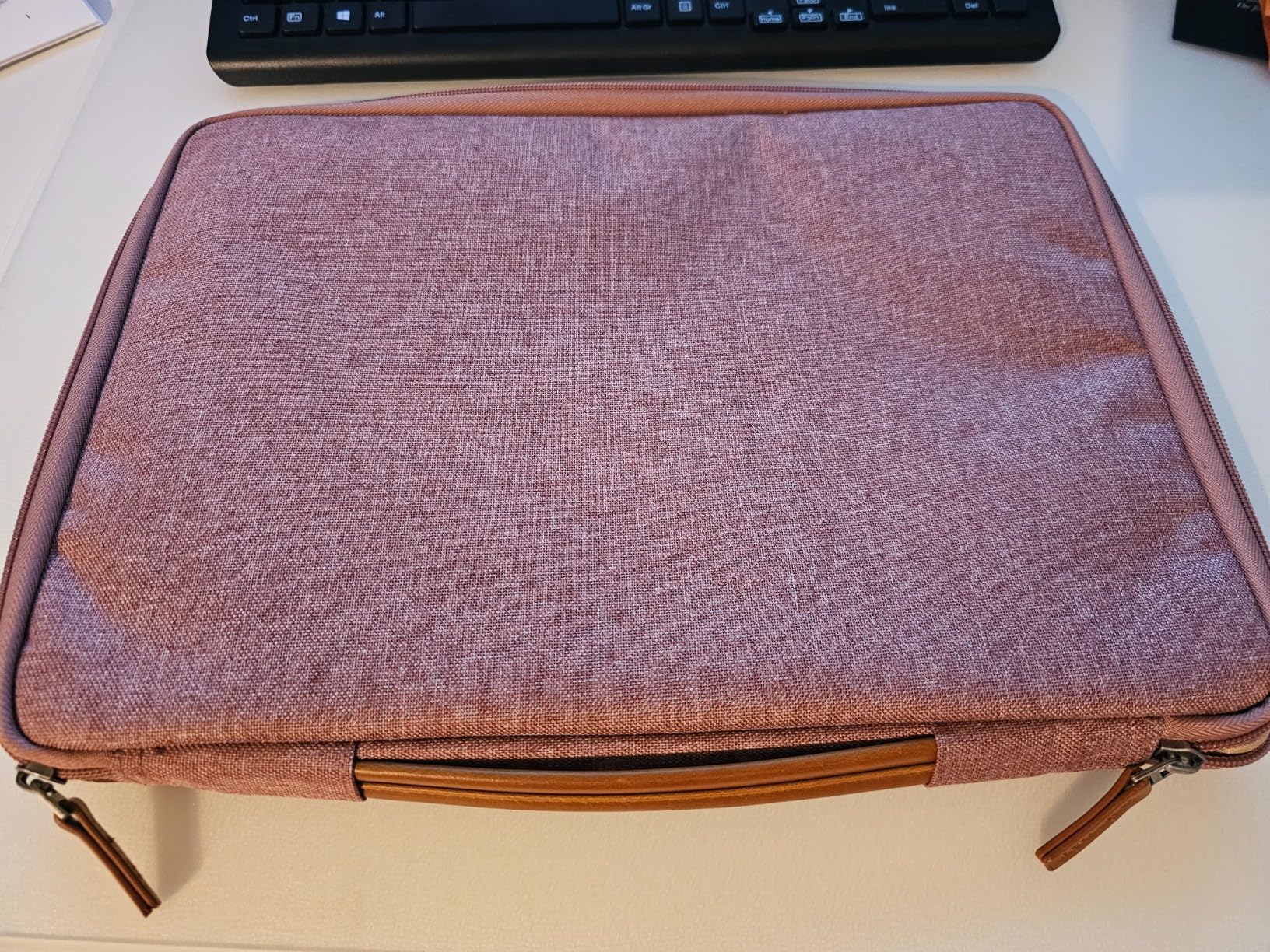 DOMISO housse ordinateur portable 15-15,6 pouces rouge imperméable