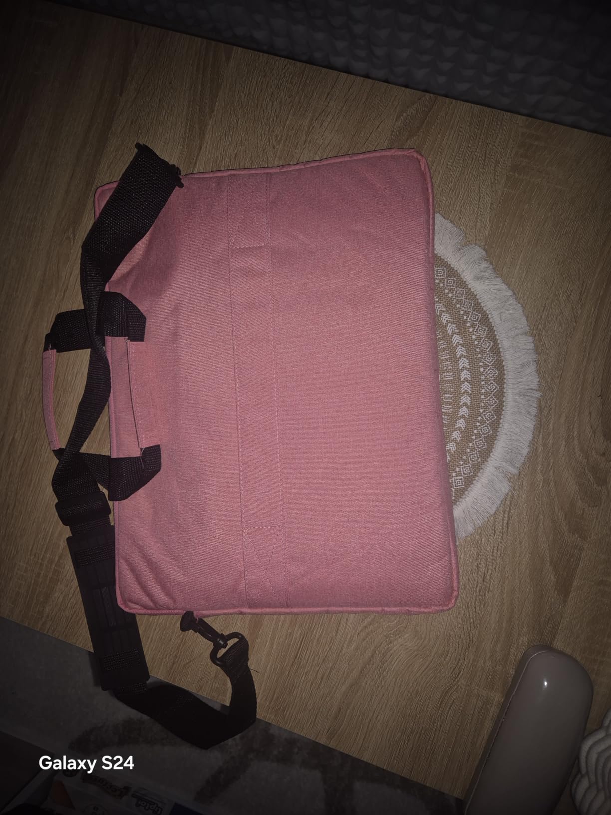 Jooeer pochette ordinateur 13/14/15" grise bandoulière imperméable