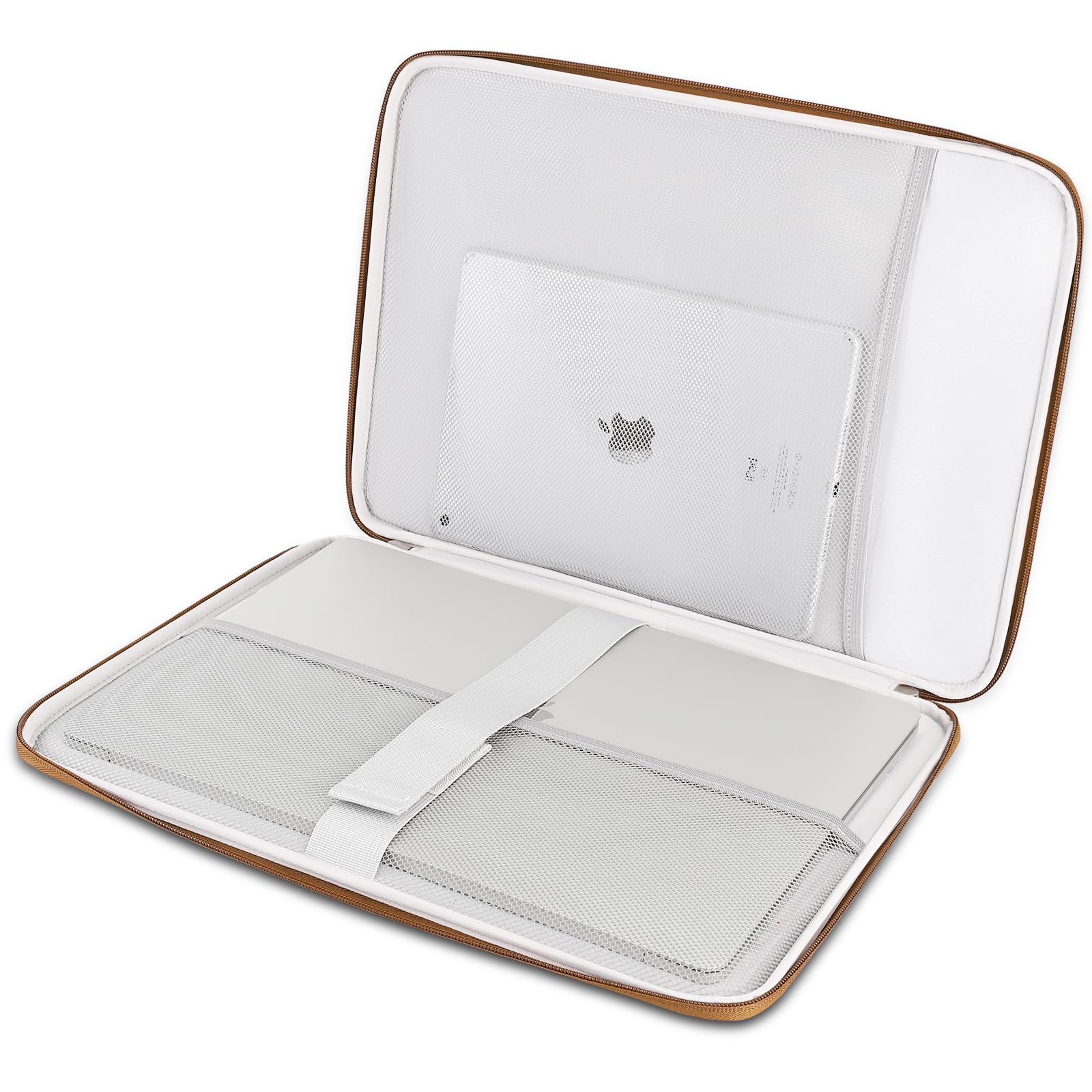 DOMISO 17,3 pouces housse PC portable caramel déperlante