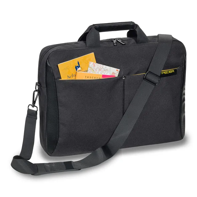 Pedea Lifestyle 15,6" housse ordinateur jaune bandoulière