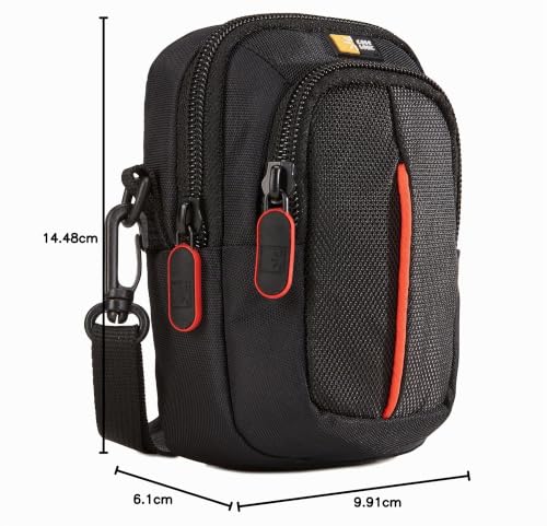 Case Logic DCB313K étui appareil photo compact noir poche zippée