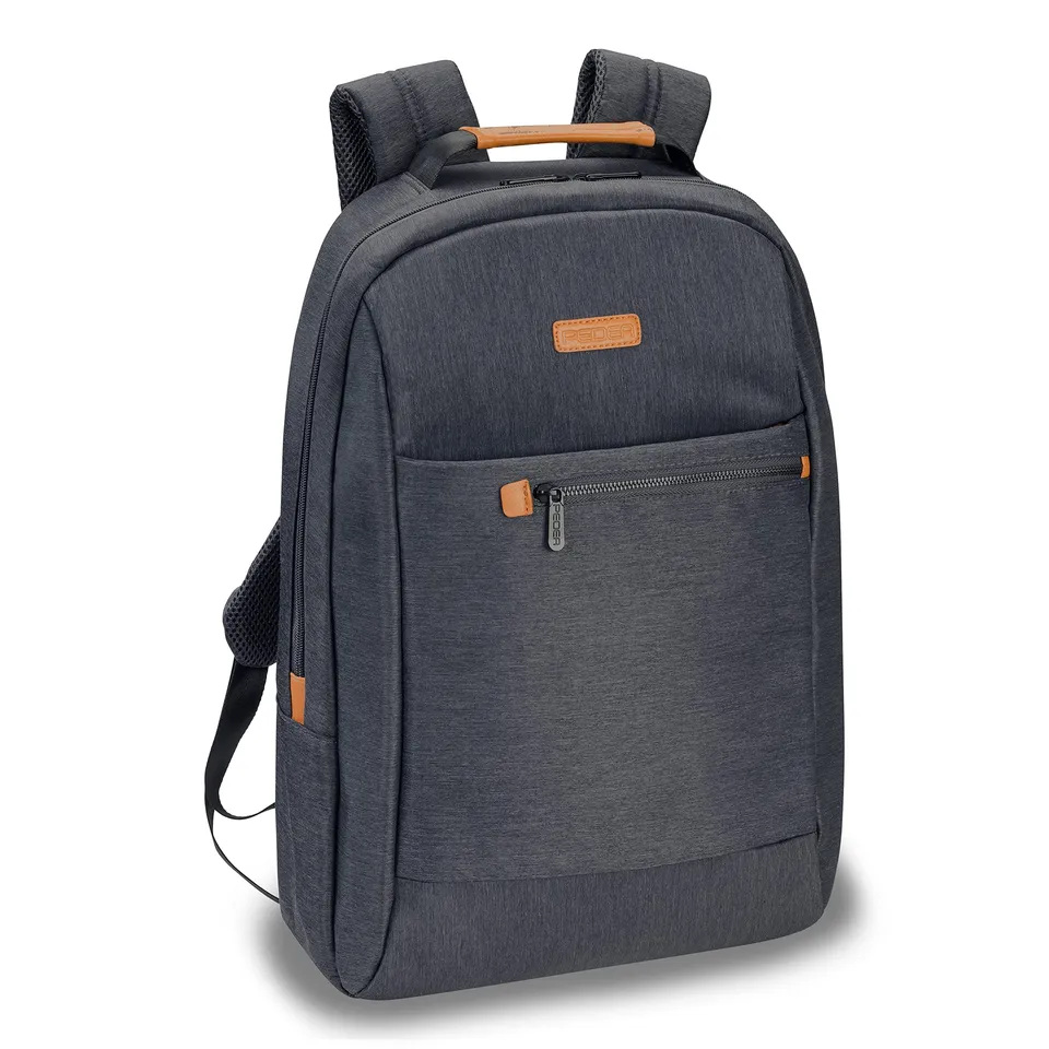 Pedea Elegance sac à dos ordinateur 17,3 pouces gris imperméable
