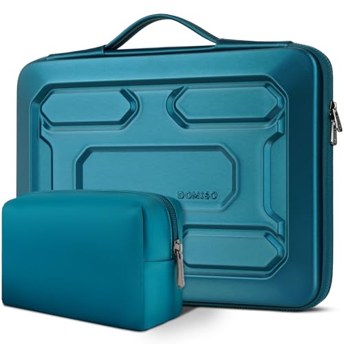 DOMISO Housse ordinateur portable 14 pouces turquoise antichoc