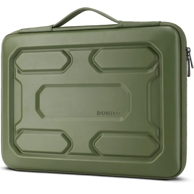 Domiso 17" housse PC EVA 17,3" verte antichoc poignée