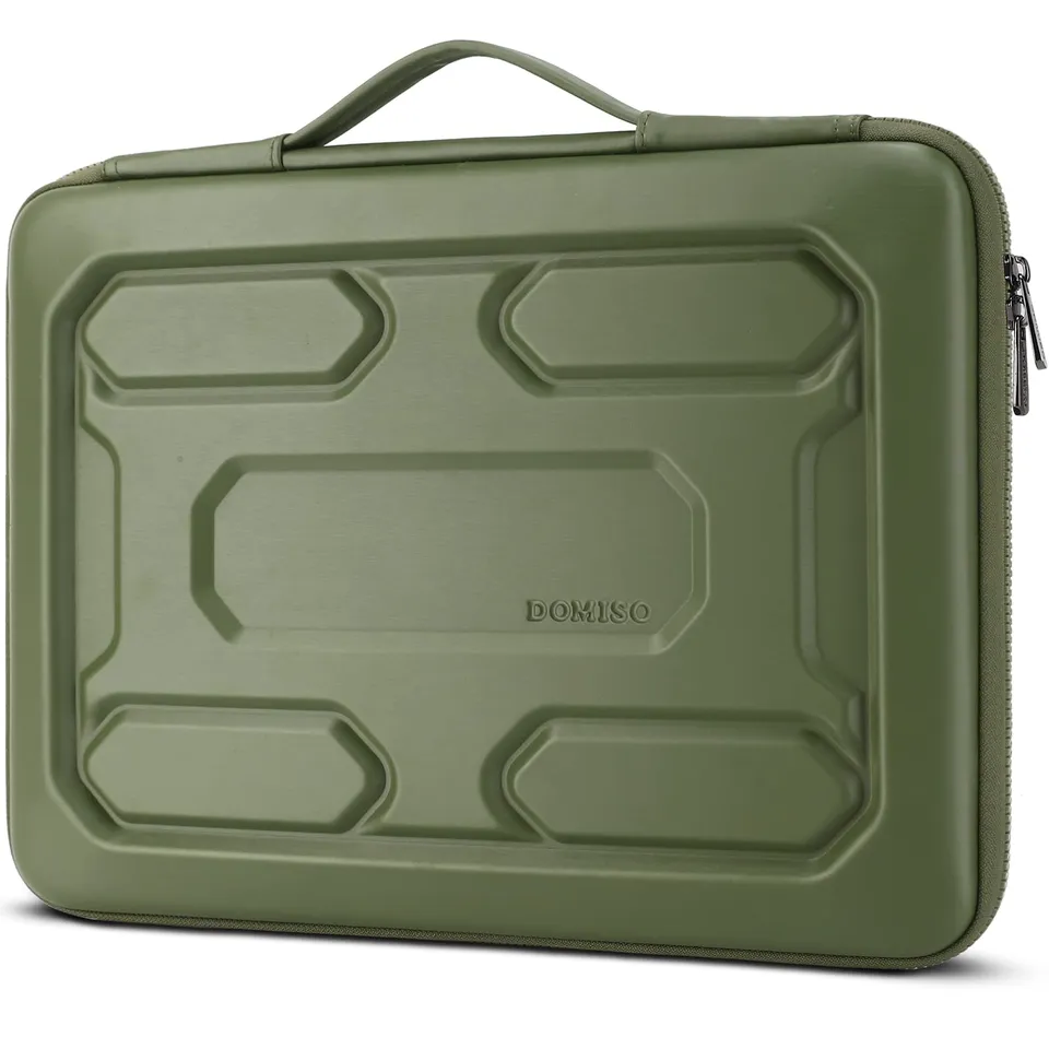 Domiso 17" housse PC EVA 17,3" verte antichoc poignée