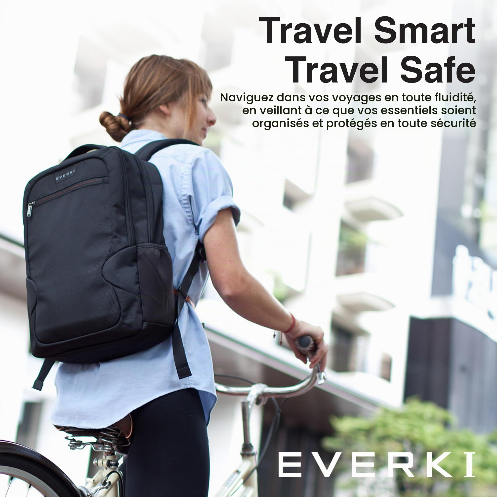 Everki Studio Slim sac à dos PC 15 pouces 14L noir