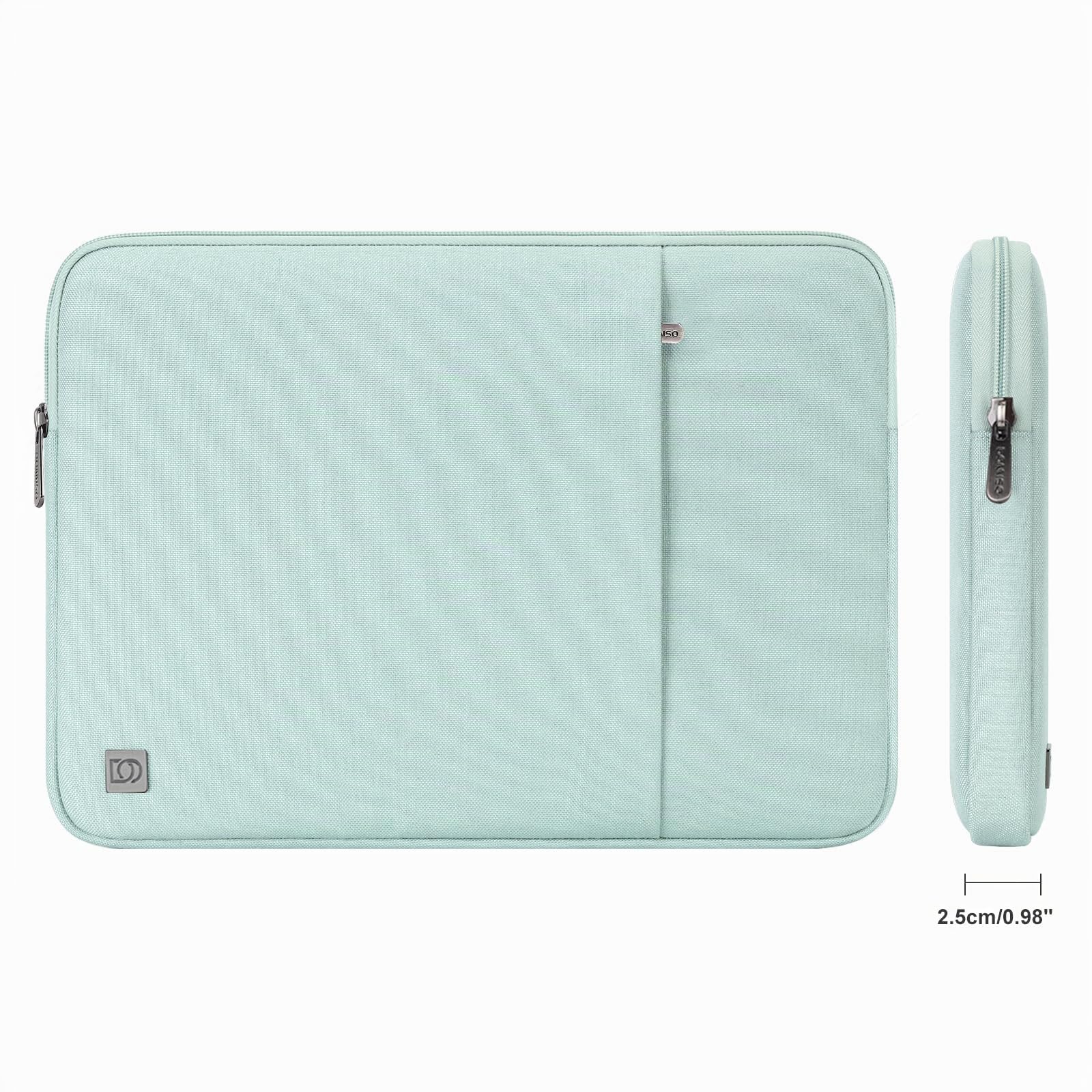 DOMISO housse ordinateur portable 17 pouces menthe verte imperméable