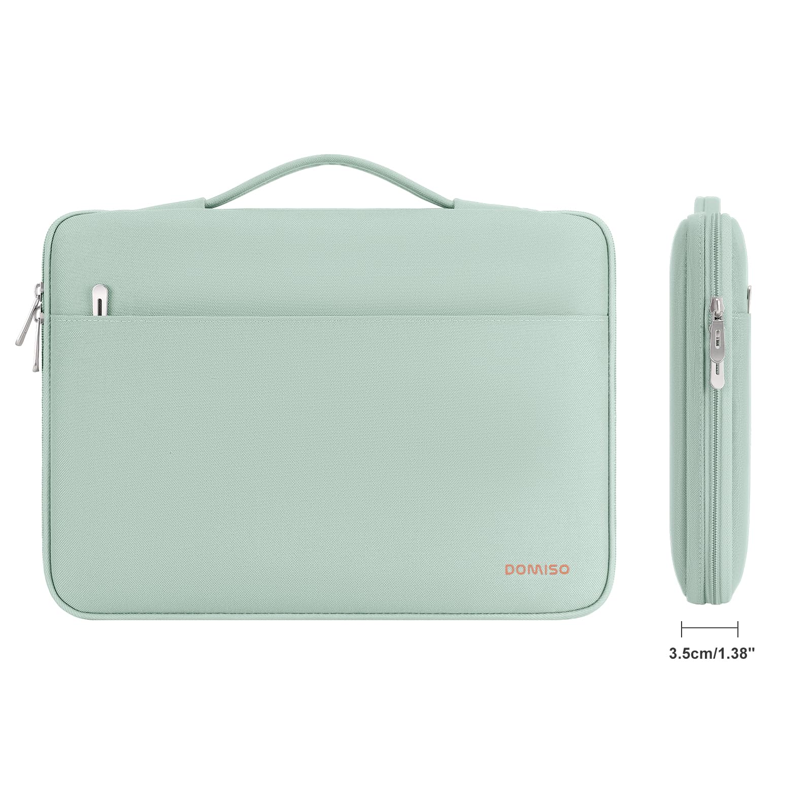 DOMISO 17 Pouces Housse Ordinateur Portable 17,3" Verte Imperméable