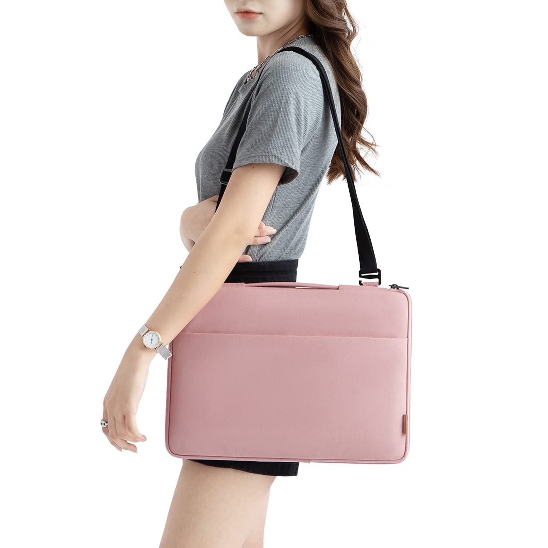 DOMISO 17,3" housse ordinateur portable rose imperméable