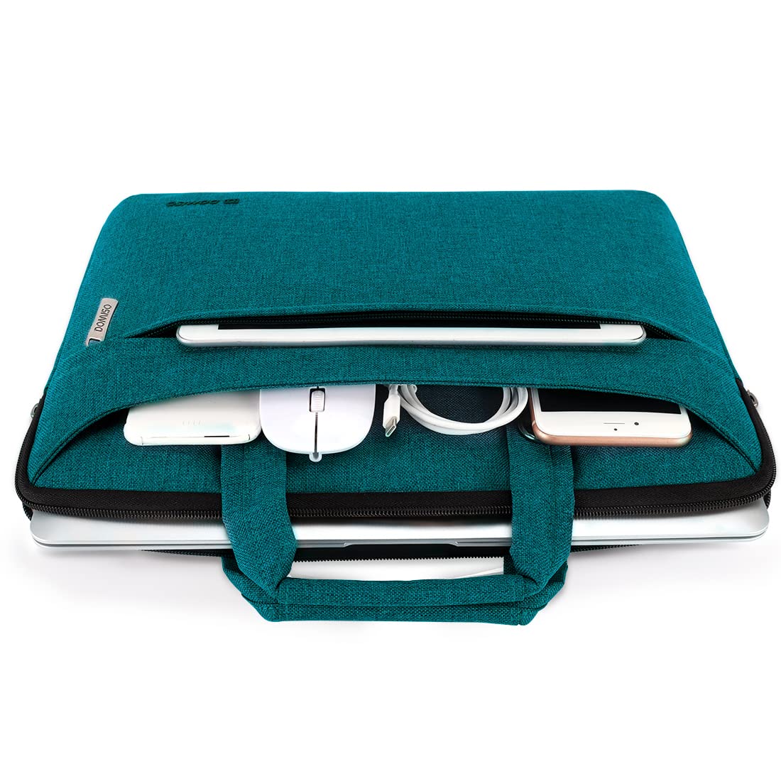 DOMISO housse ordinateur portable 17-17,3 pouces turquoise imperméable