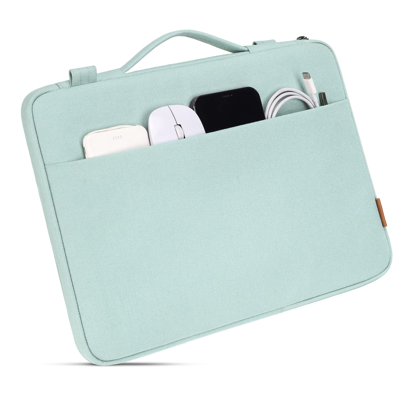 Domiso 14 pouces housse PC menthe verte imperméable
