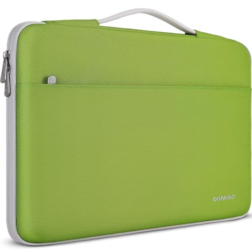 DOMISO Housse Ordinateur Portable 15,6 Pouces Vert Herbe Imperméable