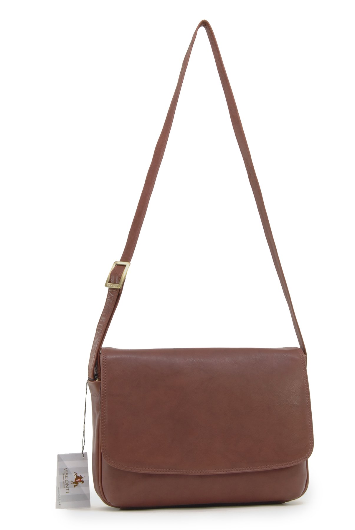Visconti 03190 Claudia sac bandoulière femme cuir marron