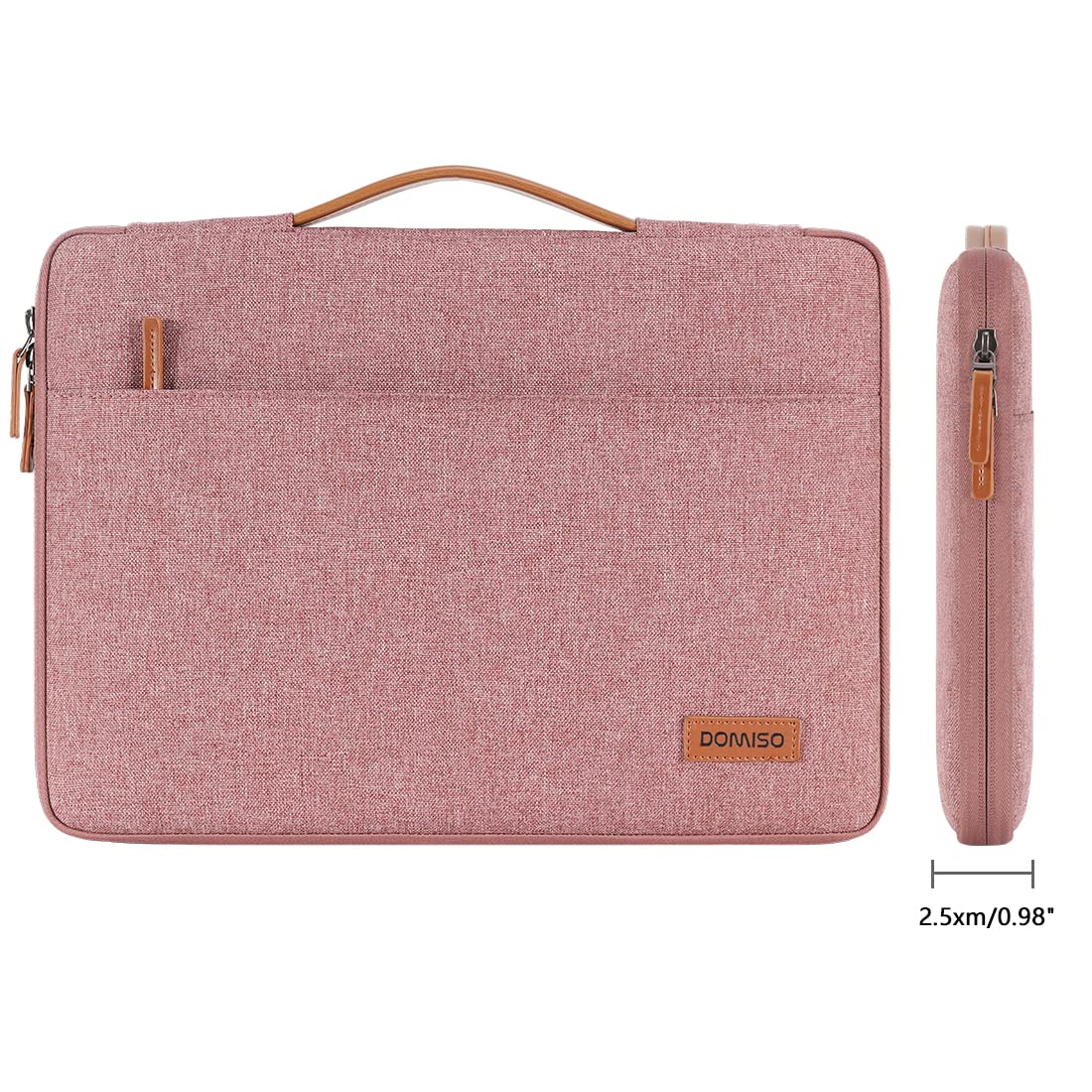 DOMISO housse ordinateur portable 15-15,6 pouces rouge imperméable