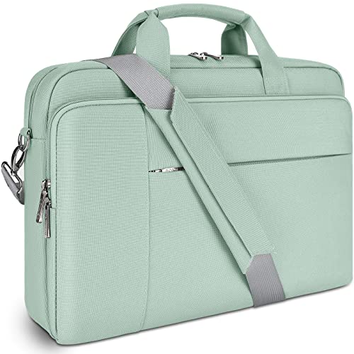 Domiso sacoche ordinateur 17-17,3 pouces vert sauge poches