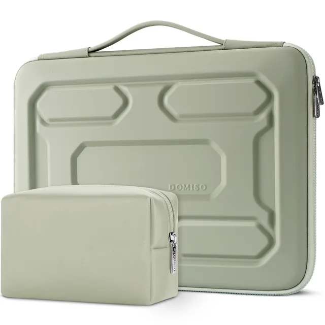 DOMISO Housse ordinateur portable 17 pouces menthe verte antichoc