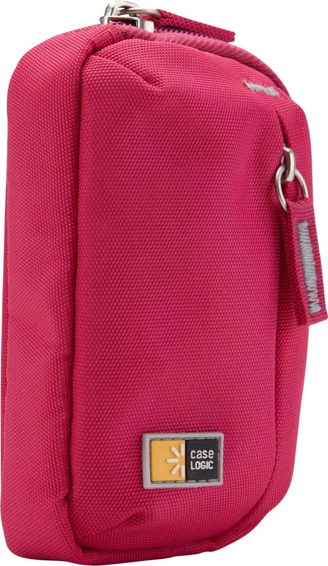 Case Logic étui photo nylon rose mousqueton