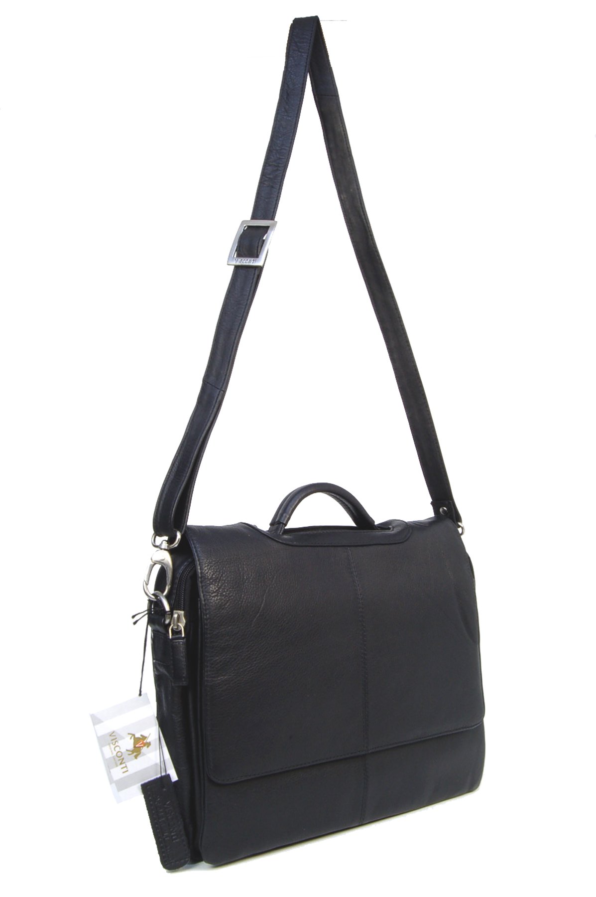 Visconti Alfie 659 sac bandoulière femme cuir multipoches
