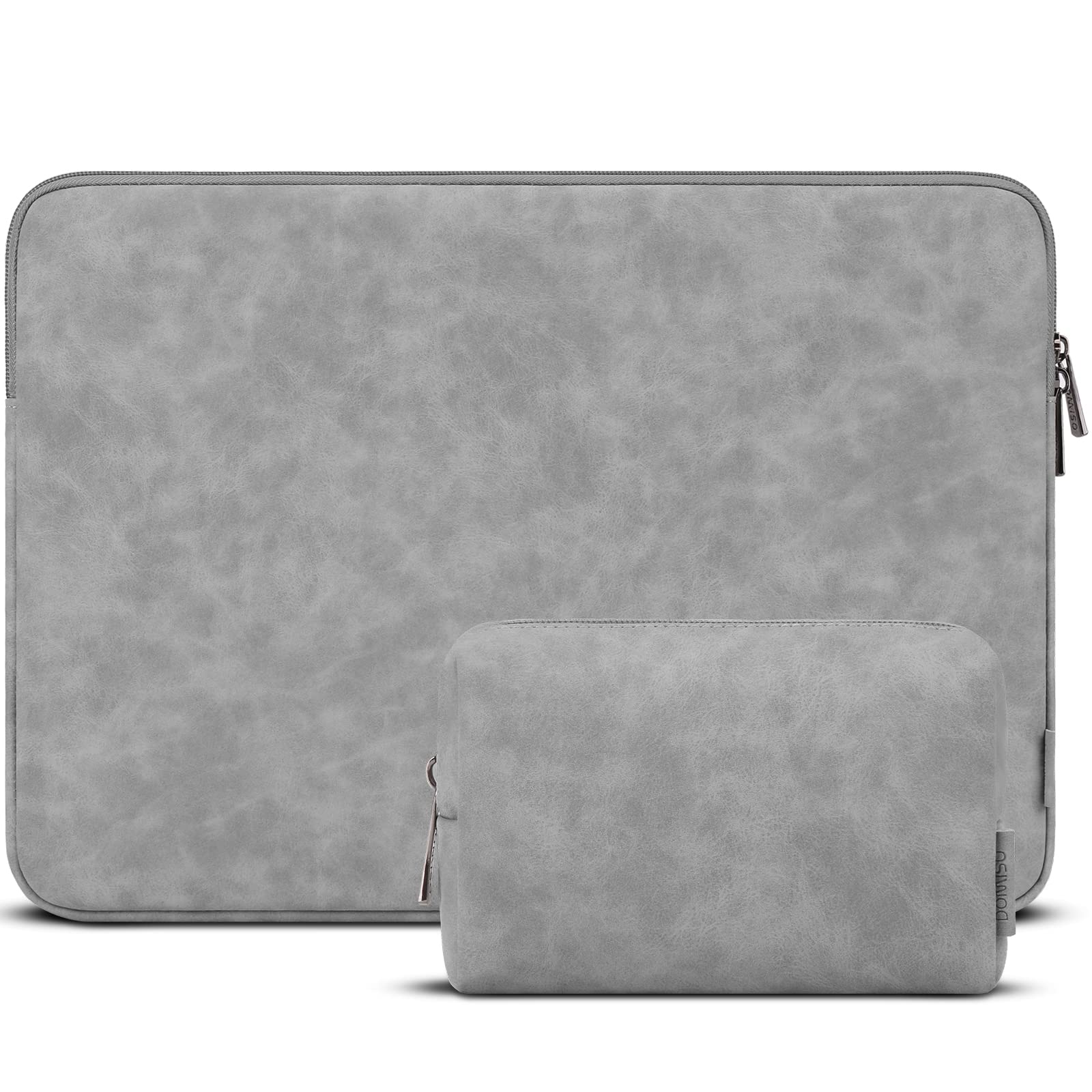 DOMISO 14 Pouces Housse Ordinateur Portable Gris Imperméable