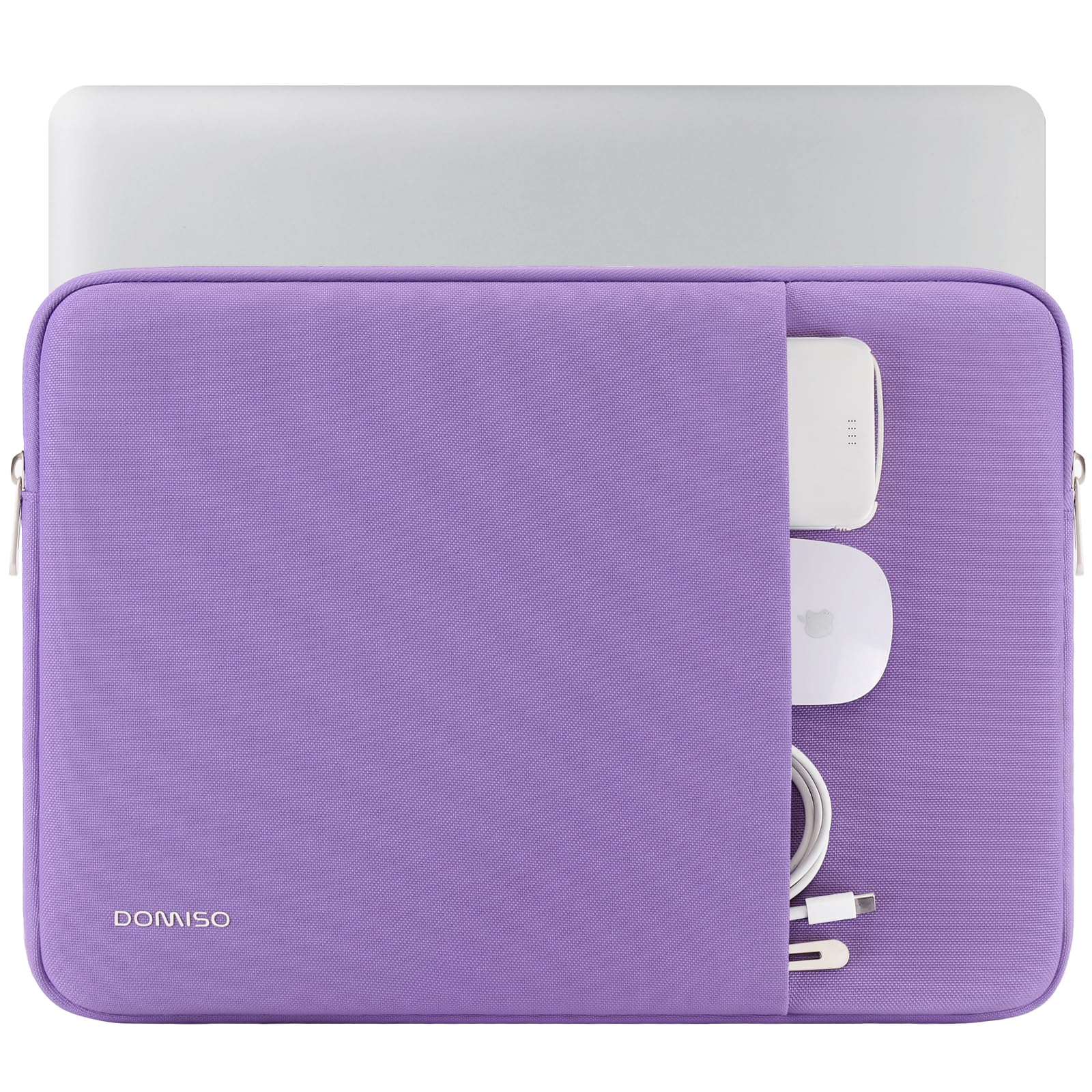 DOMISO 17,3 Pouces Sacoche PC Portable Pourpre Antichoc