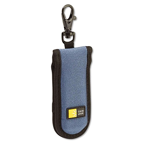 Case Logic JDS-2 étui clé USB Noir/Bleu 2 places néoprène
