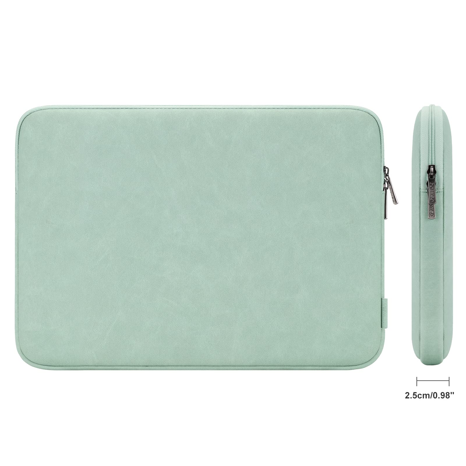 DOMISO Housse ordinateur portable 14 pouces vert clair imperméable