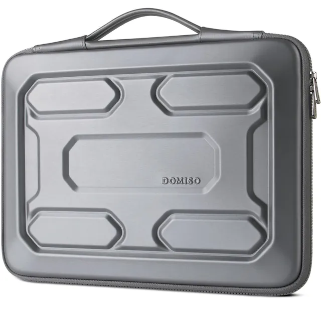 DOMISO housse EVA 17,3 pouces argent rigide