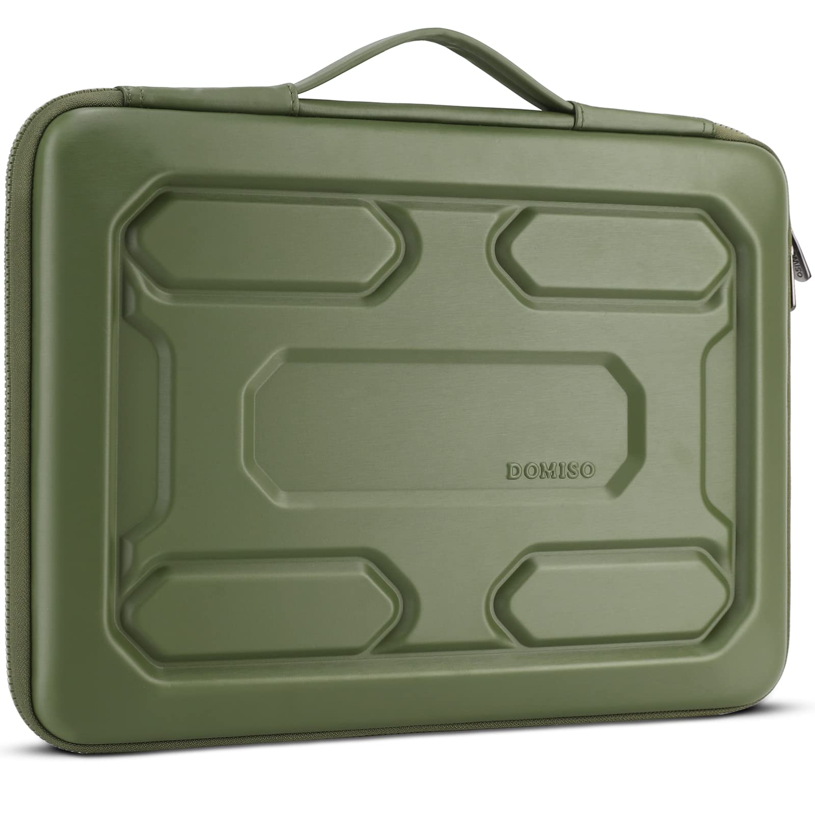 Domiso 14" housse PC EVA vert poignée antichoc