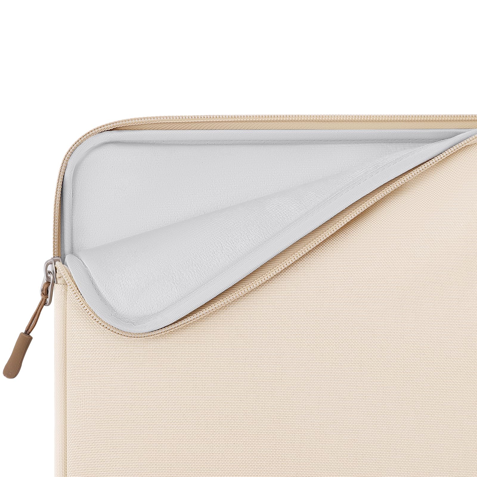 DOMISO 15,6 pouces housse ordinateur beige jaune étanche
