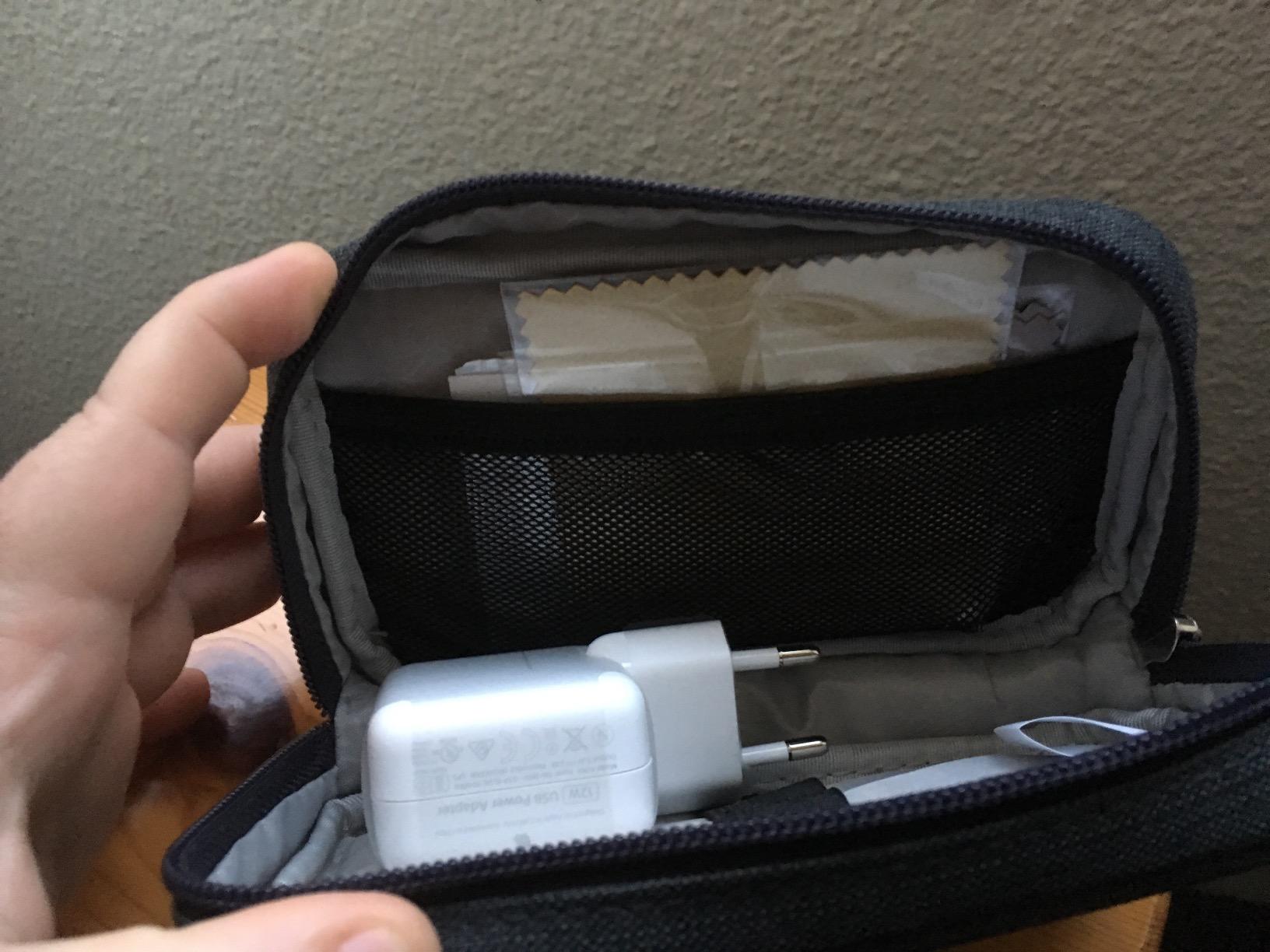 Case Logic étui accessoires nylon moyen gris organiseur