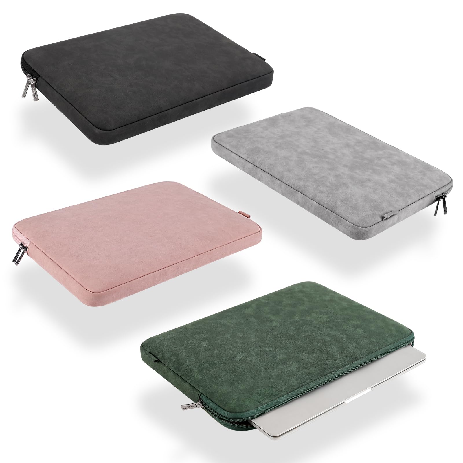 DOMISO 14 Pouces Housse PC Vert Encre Imperméable