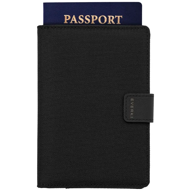 Everki étui passeport RFID noir porte-cartes fin