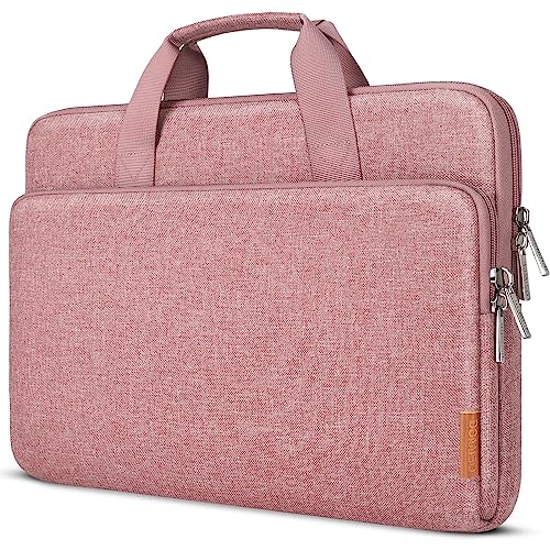 DOMISO Housse ordinateur portable 17,3 pouces rouge imperméable