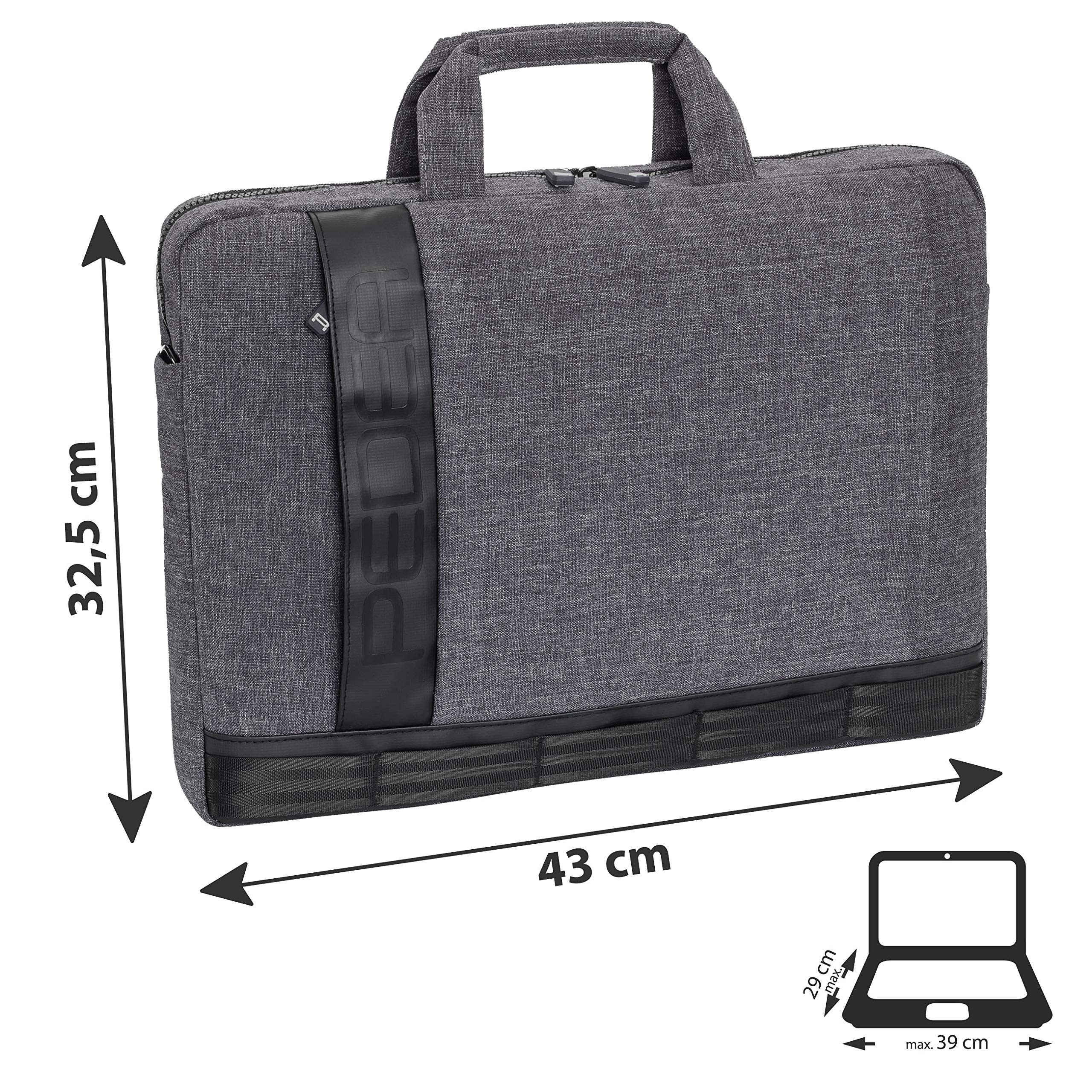 Pedea Fancy sacoche ordinateur 15,6 pouces gris