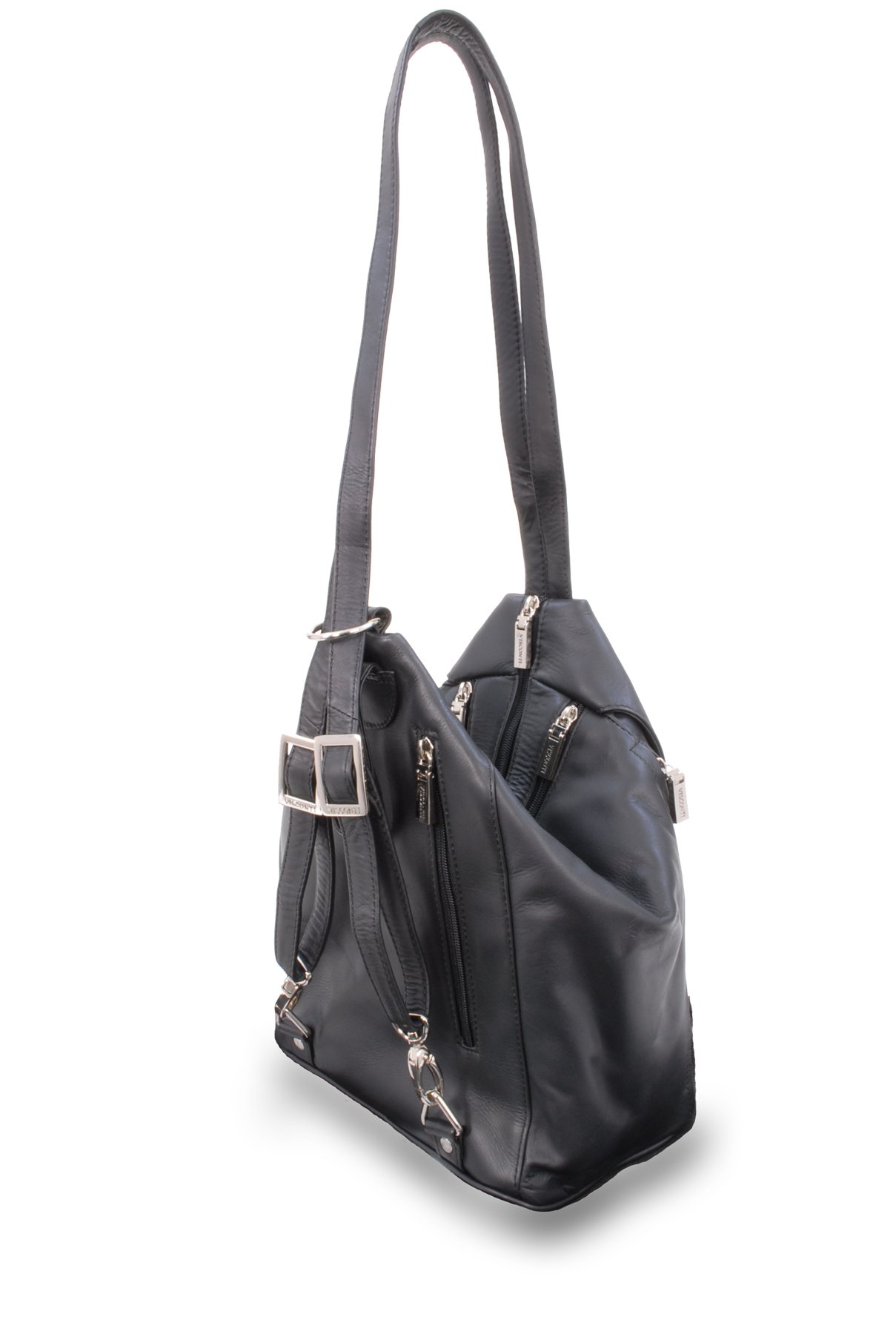 Visconti 18357 Danii sac à dos cuir rouge multipoches