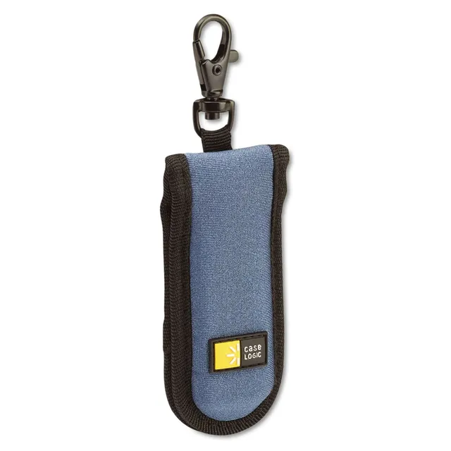 Case Logic JDS-2 étui clé USB Noir/Bleu 2 places néoprène