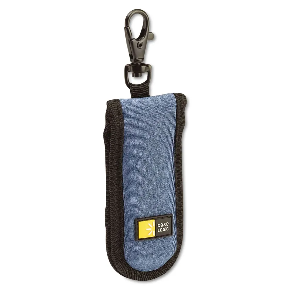 Case Logic JDS-2 étui clé USB Noir/Bleu 2 places néoprène