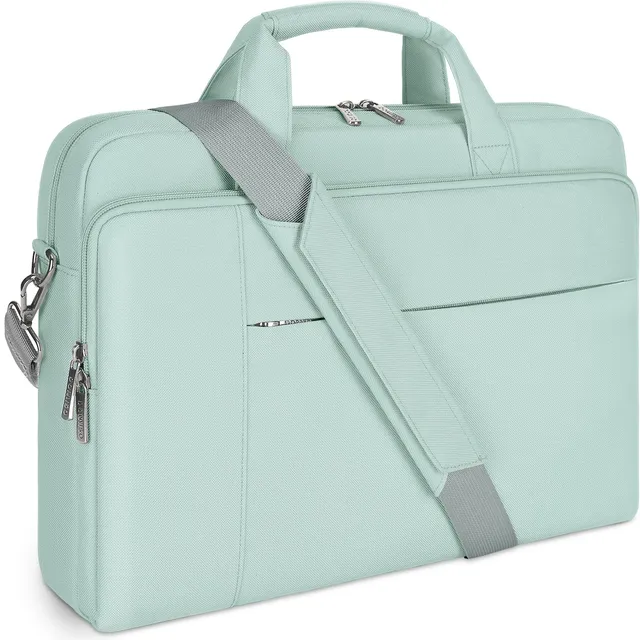 DOMISO 17,3" sacoche ordinateur bandoulière menthe verte