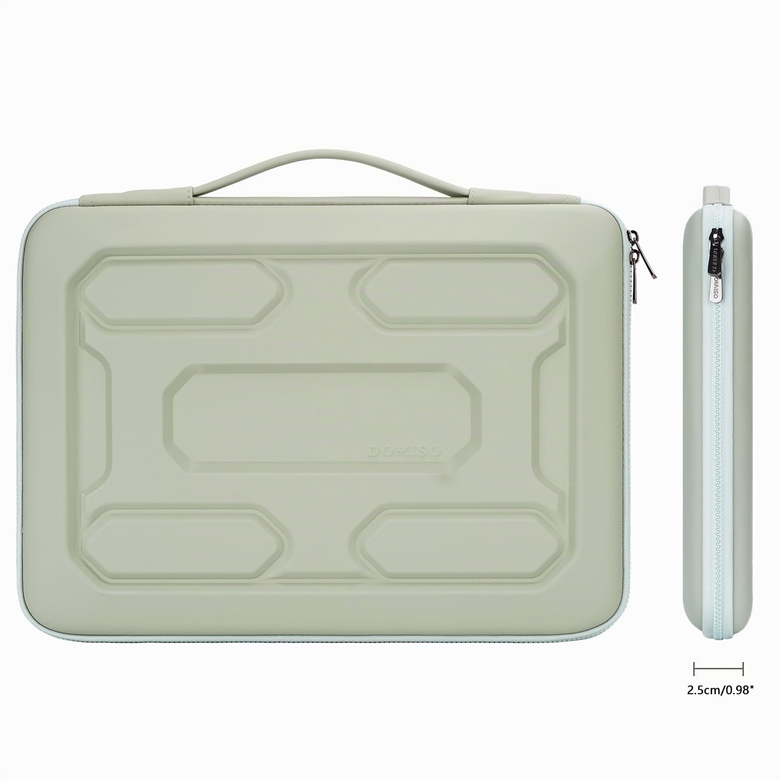 DOMISO Housse ordinateur portable 17 pouces menthe verte antichoc