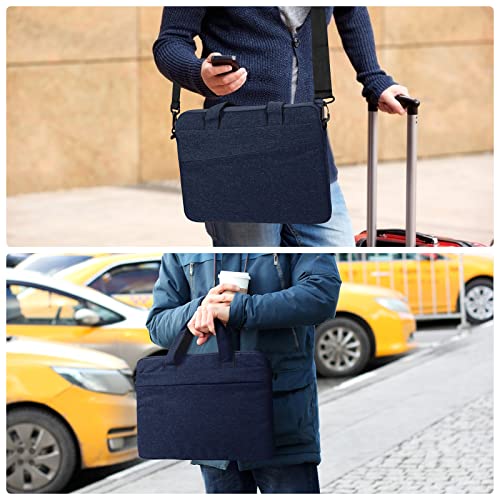 jooeer Housse ordinateur 13 pouces bleu marine imperméable