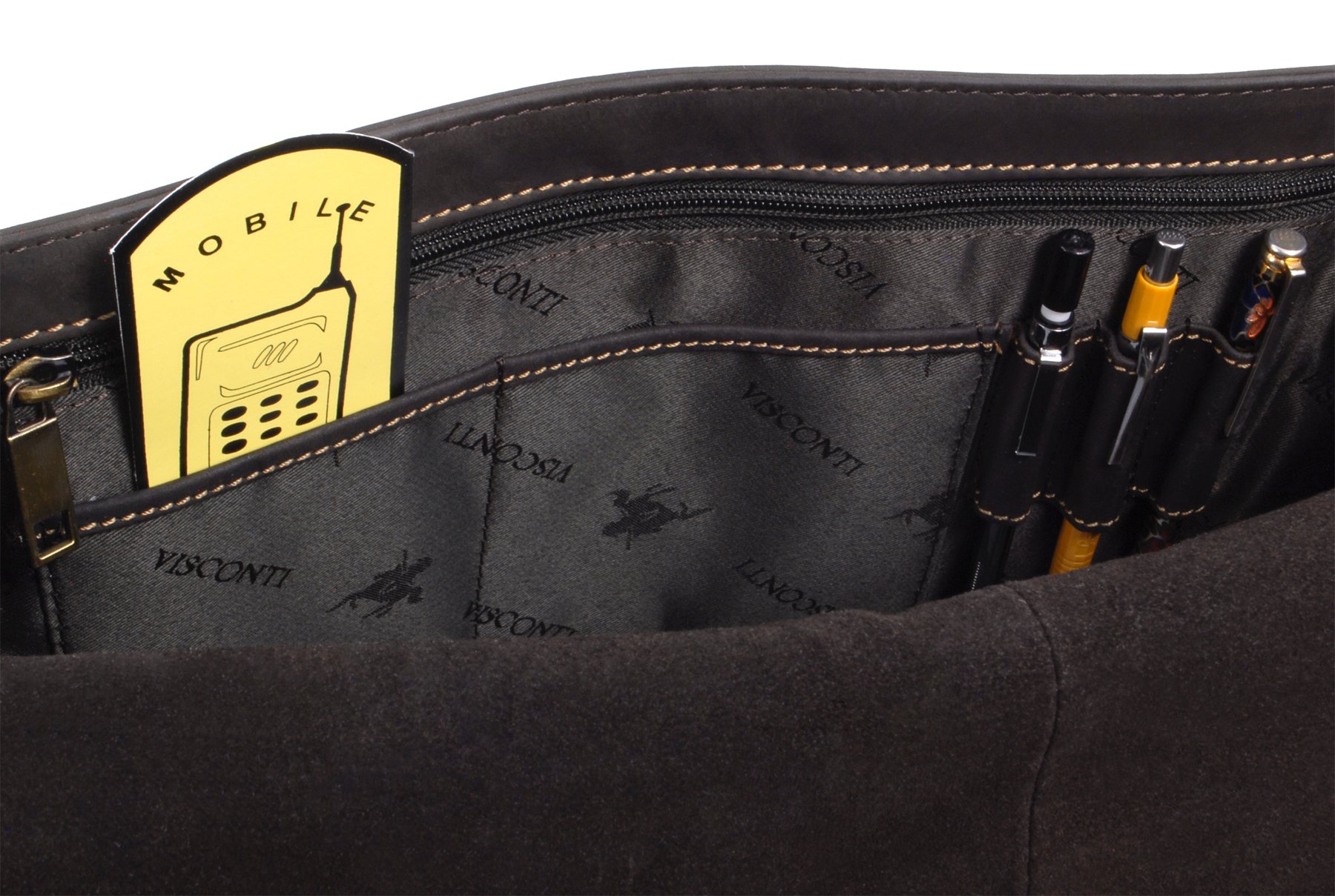 Visconti Gianni 18797 sacoche cuir homme A4 moyen