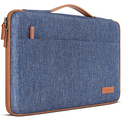 DOMISO housse ordinateur portable 15-15,6 pouces bleu imperméable