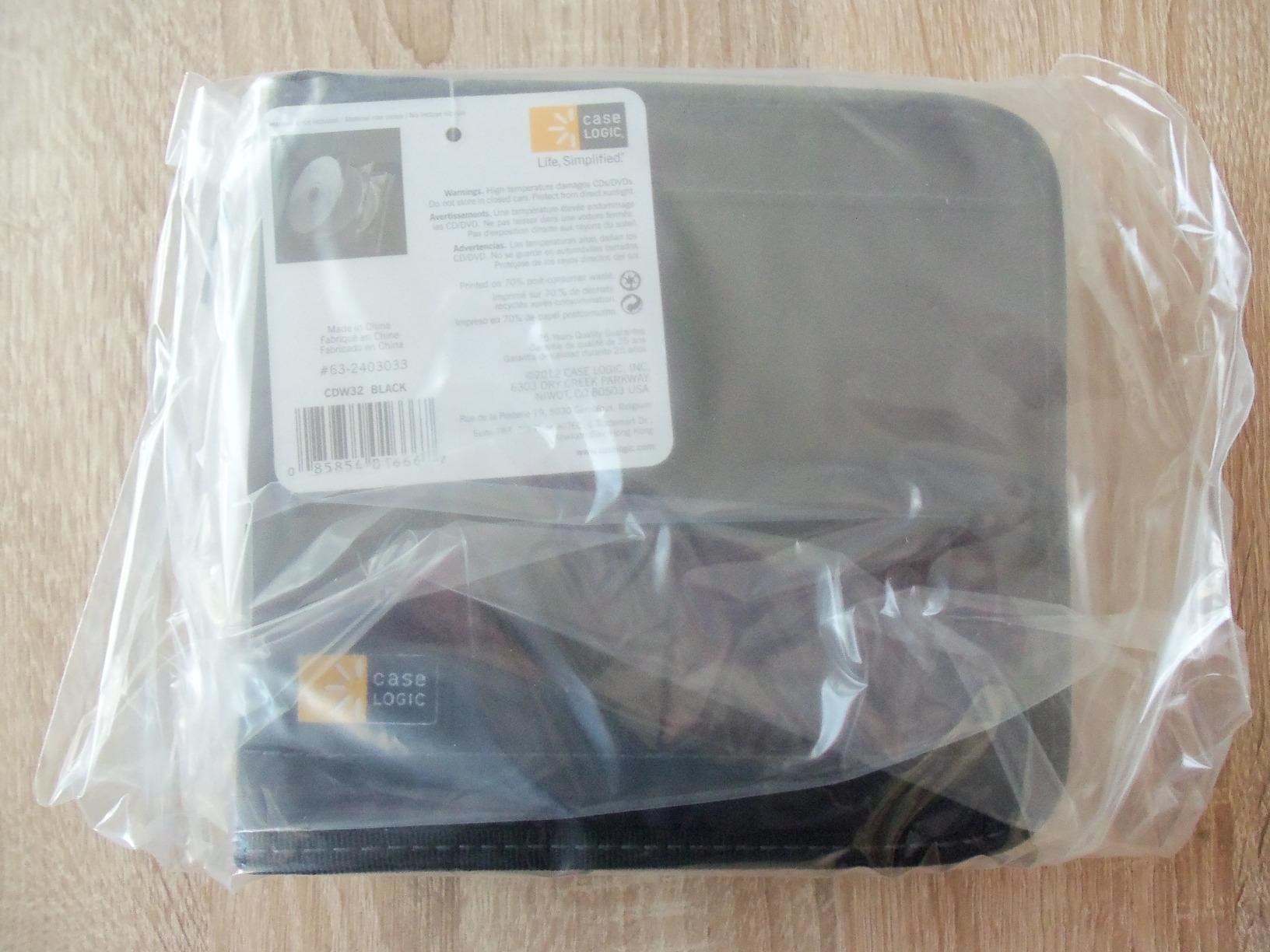 Case Logic CDW-32 Portefeuille CD 32 Disques Noir