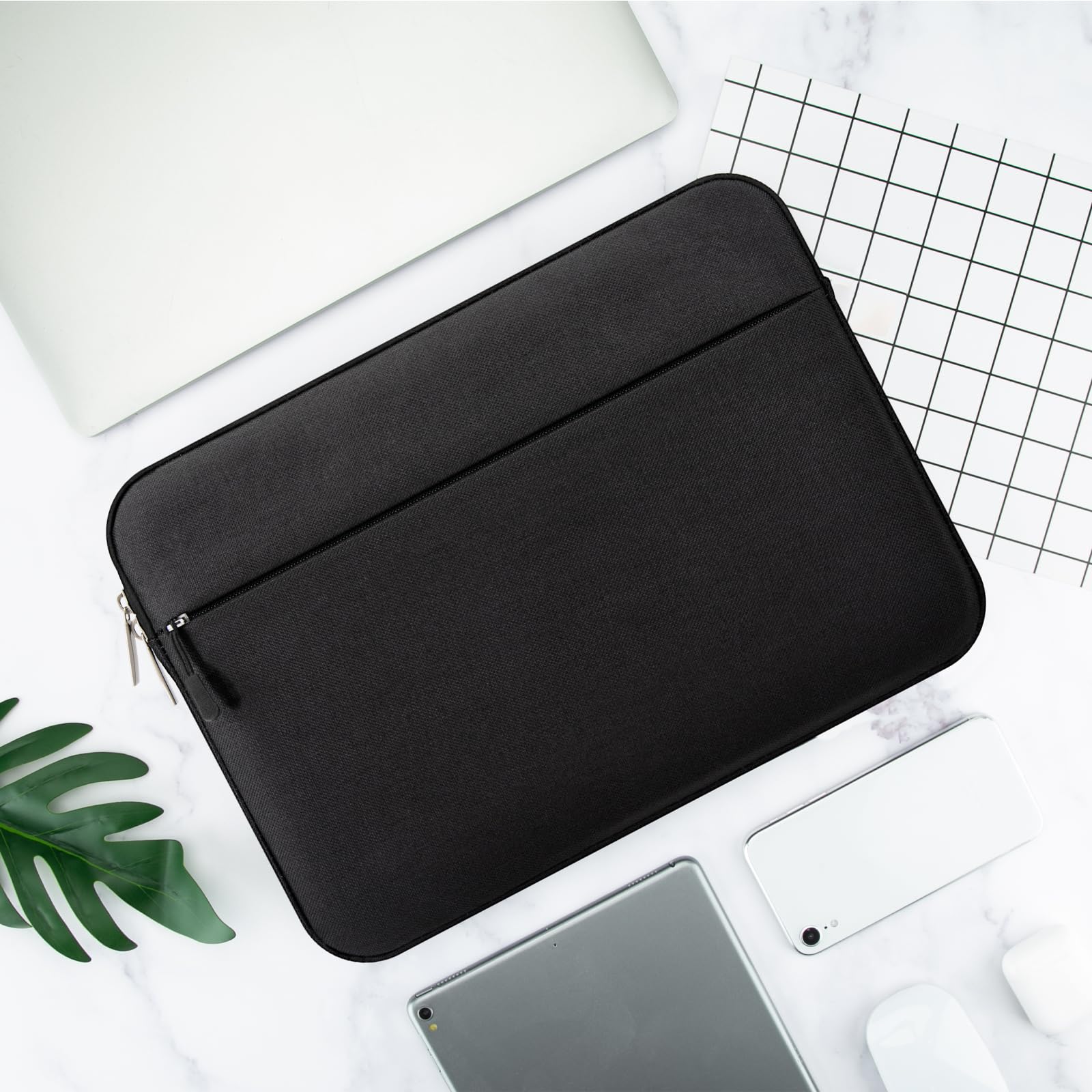 jooeer housse ordinateur portable 14 pouces noir antichoc